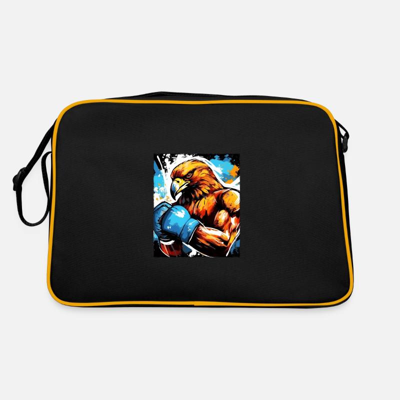 Combattant de boxeur animal aigle Sac Retro