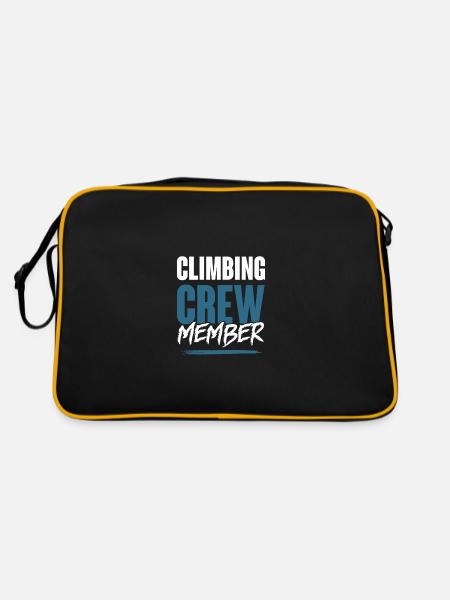 Climbing Crew - Retro Bag - black/gold - Back