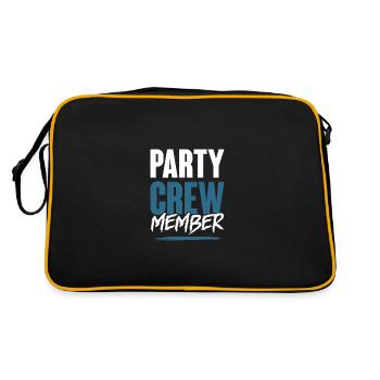 Party Crew - Retro Bag - black/gold - Back