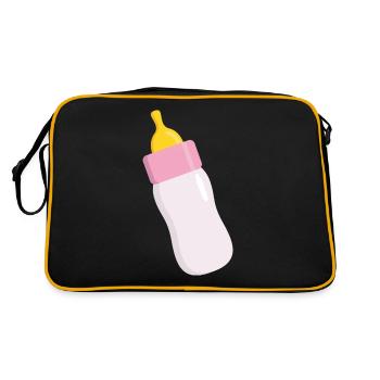 Biberon - Sac Retro - noir/or - Dos
