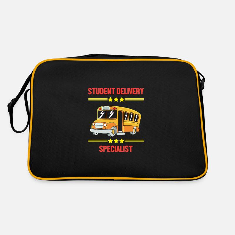 School Bus Driver School Bus Retro Bag