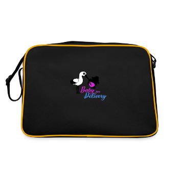 Birth, Baby for delivery - birth + delivery - Retro Bag - black/gold - Back