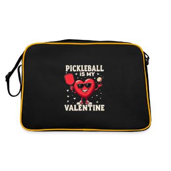 Pickleball Is My Valentine Gift - Sac Retro - noir/or - Dos