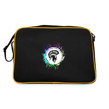 Casque Spartan - Sac Retro - noir/or - Dos