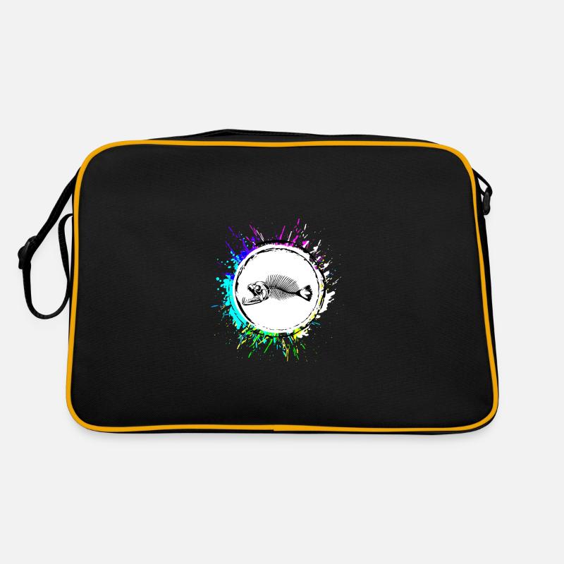 Piranha Bone Fish Retro Bag