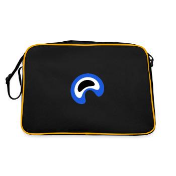 INTER (SAMBA Herrari) - Retro Tasche - Schwarz/Gold - Hinten