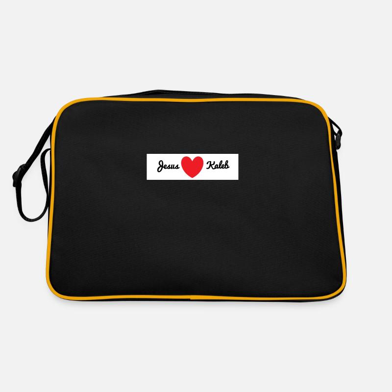 Jesus liebt Kaleb Retro Tasche
