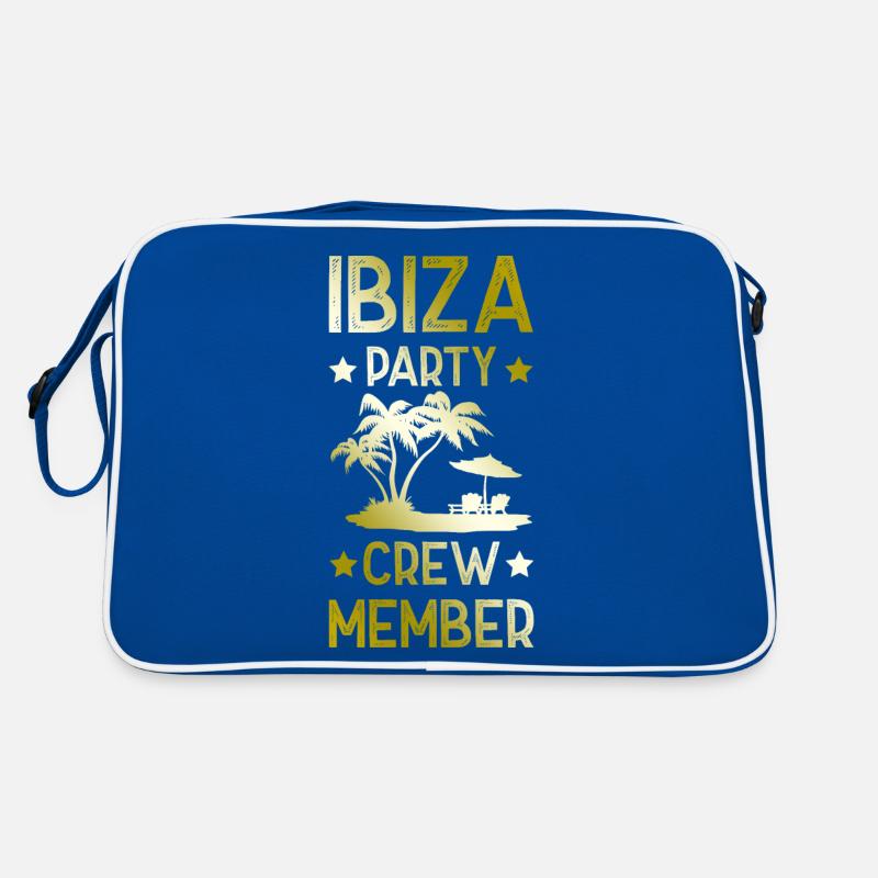 Ibiza Party Crew Retro Tasche