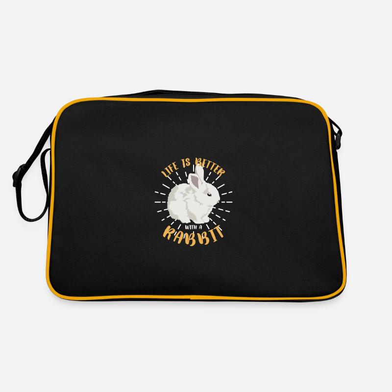 Lapin animaux mignons Sac Retro