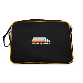 Malmo - Retro Bag - black/gold - Back