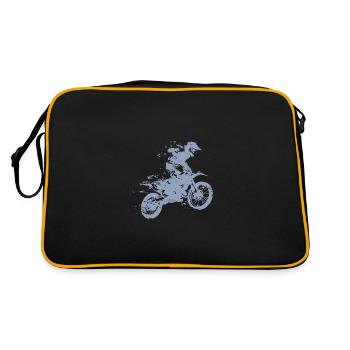 MOTOCROSS - Sac Retro - noir/or - Dos