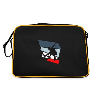 frisbee - Retro Bag - black/gold - Back