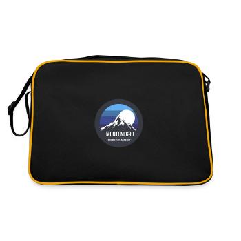 Montenegro - Retro Bag - black/gold - Back
