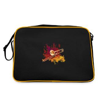 Trombone - Sac Retro - noir/or - Dos