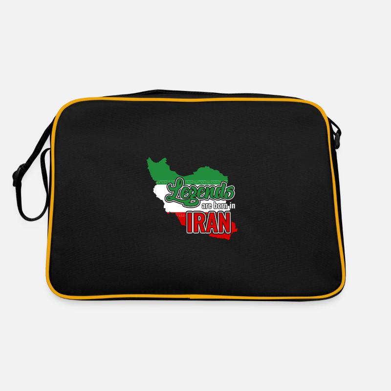 Iran - Retro Bag - black/gold