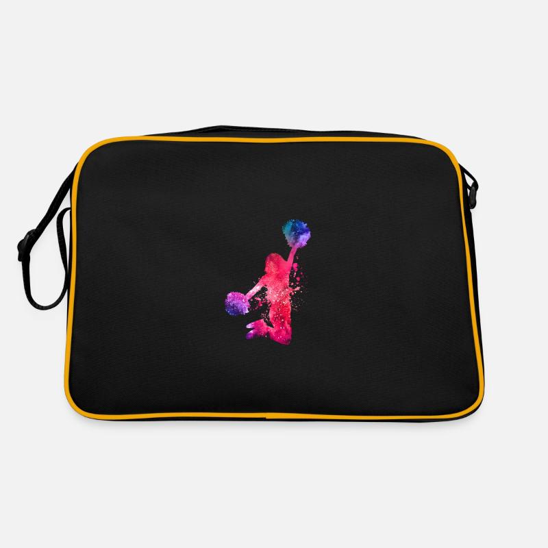 cheerleading - Retro Tasche - Schwarz/Gold