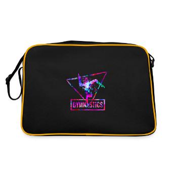 do gymnastics - Retro Bag - black/gold - Back