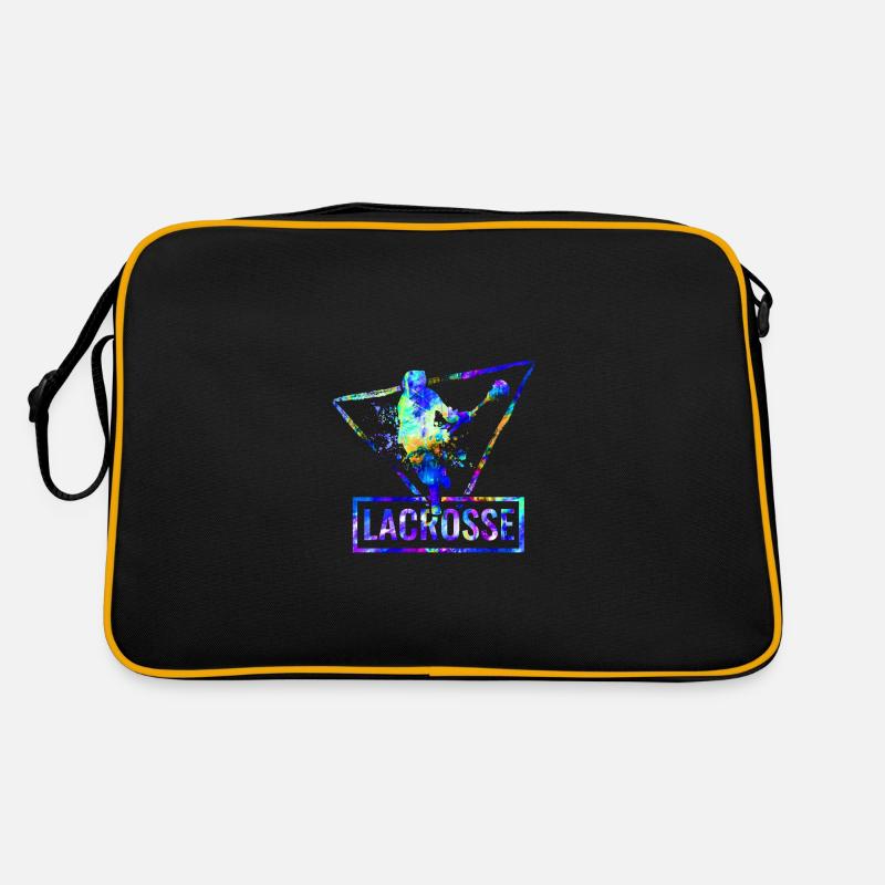 Lacrosse - Retro Tasche - Schwarz/Gold