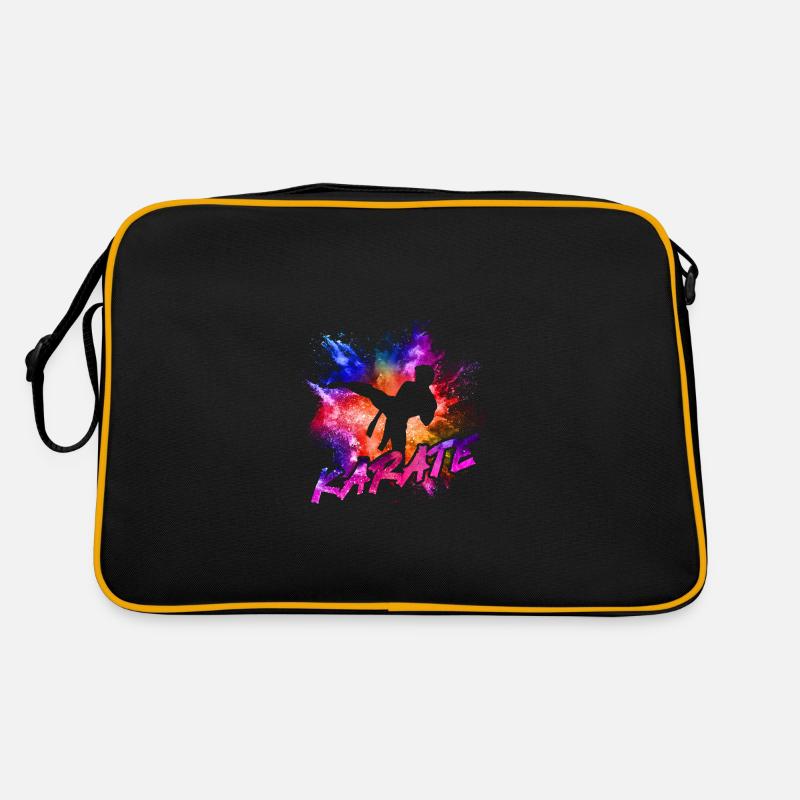karate - Retro Bag - black/gold