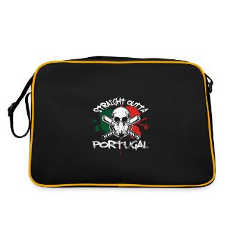 État du pavillon portugais - Sac Retro - noir/or - Dos