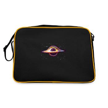 Black Hole - Retro Tasche - Schwarz/Gold - Hinten