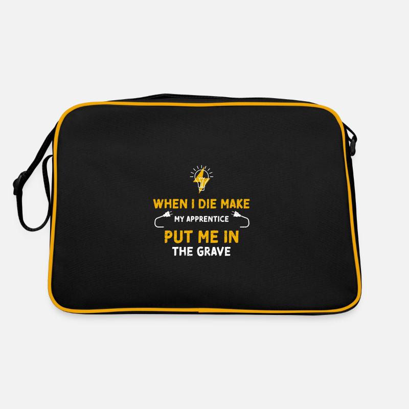 When I Die Make My Apprentice Pu... Retro Tasche