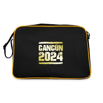 Cancún 2024 Médaille d’or - Sac Retro - noir/or - Dos