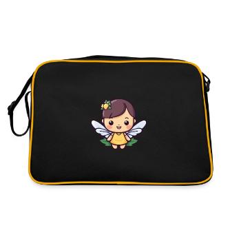 Fairy Cute Fairy Tale - Retro Bag - black/gold - Back