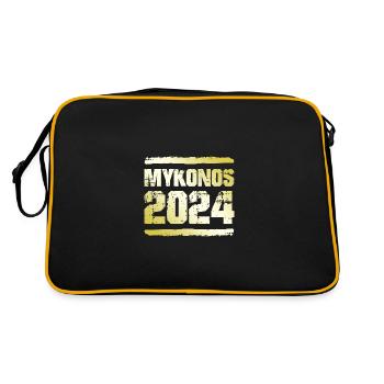 Mykonos 2024 Médaille d’or - Sac Retro - noir/or - Dos