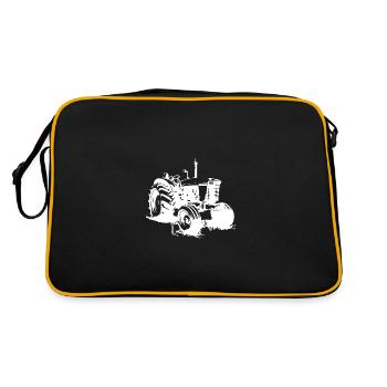 Tracteur Farmer Symbole Farmer - Sac Retro - noir/or - Dos