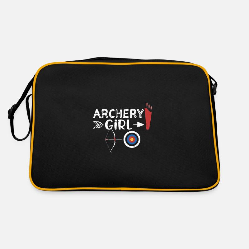 Fille de tir à l'arc - tir à l'arc Sac Retro
