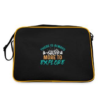 explore travel - Retro Bag - black/gold - Back