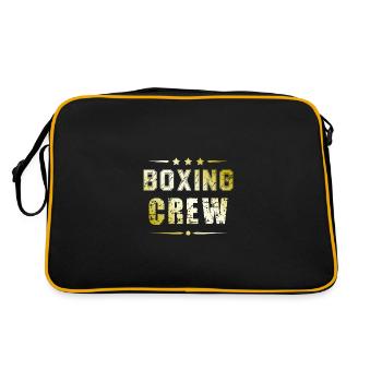 Boxing Crew - Retro Bag - black/gold - Back