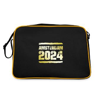 Amsterdam 2024 Médaille d’or - Sac Retro - noir/or - Dos
