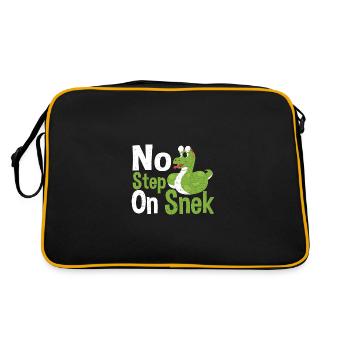 No Step On Snek - Snake - Retro Bag - black/gold - Back