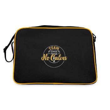 Team No Calves - Gym - Retro Bag - black/gold - Back