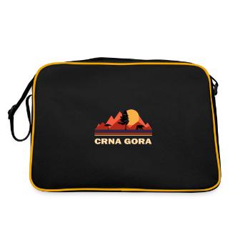 Monténégro Crna Gora - Sac Retro - noir/or - Dos