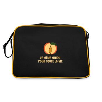 EVG Le Même Minou pour toute la vie - Sac Retro - noir/or - Dos
