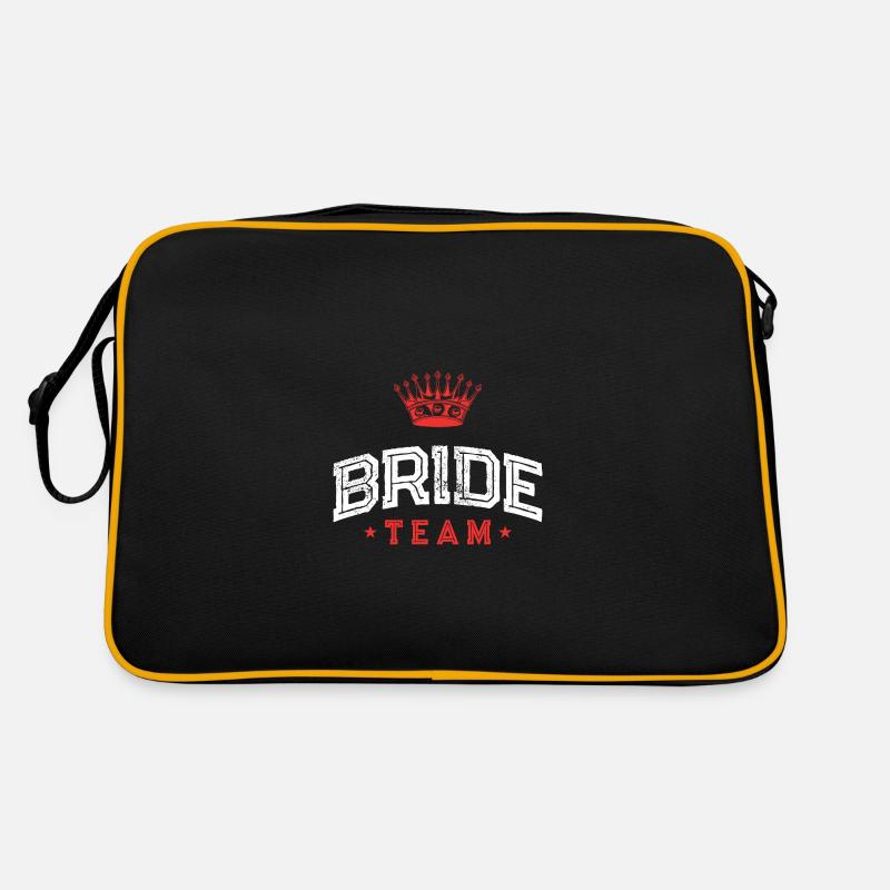 Bride Team Braut Bachelorette Retro Bag