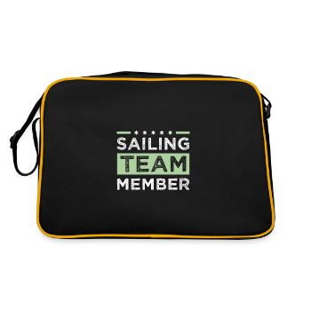 Équipe de voile - Sac Retro - noir/or - Dos