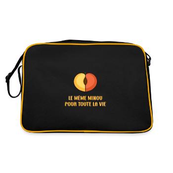 EVG Le Même Minou pour toute la vie - Sac Retro - noir/or - Dos