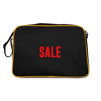 Sale - Retro Bag - black/gold - Back