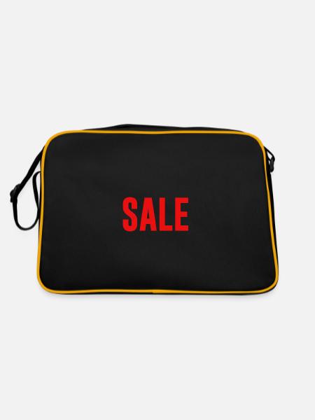 Sale - Retro Bag - black/gold - Back