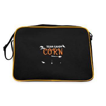 Team Candy Corn - Halloween - Sac Retro - noir/or - Dos