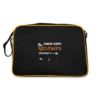Cheap Ass Halloween Costume - Retro Bag - black/gold - Back