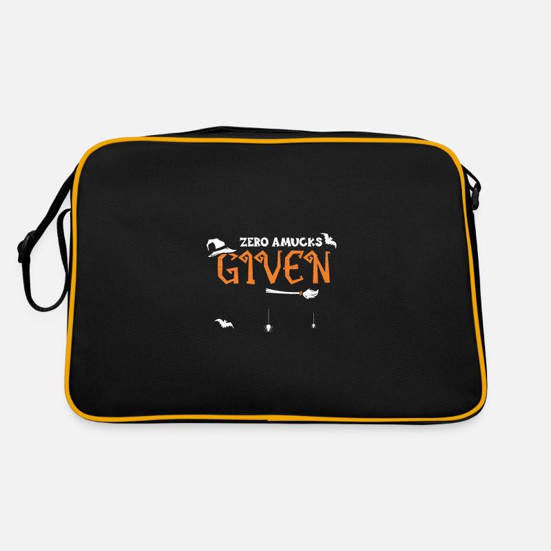 Zero Amucks Given - Halloween Retro Tasche