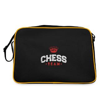 Équipe d’échecs Sports d’échecs - Sac Retro - noir/or - Dos