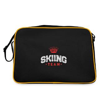 Skiing Team - Retro Bag - black/gold - Back