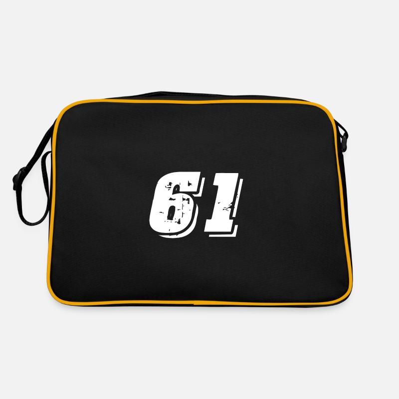 Symbole numérique 61 Sac Retro