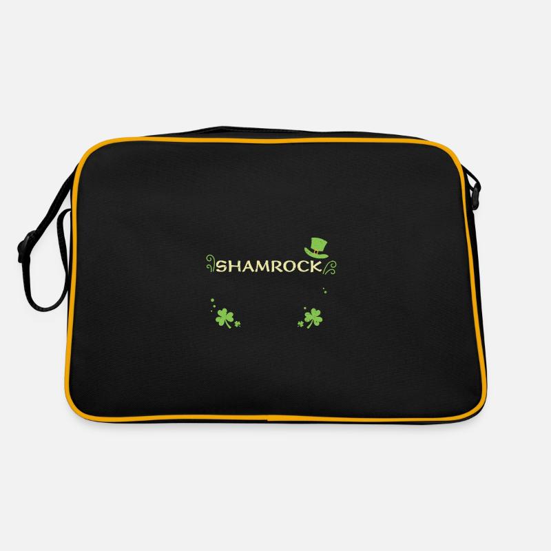 Shamrock - St. Patrick's Day Retro Tasche